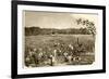 African-American Field-Hands Picking Cotton in the Deep South, c.1890-null-Framed Giclee Print