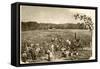 African-American Field-Hands Picking Cotton in the Deep South, c.1890-null-Framed Stretched Canvas