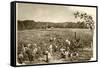 African-American Field-Hands Picking Cotton in the Deep South, c.1890-null-Framed Stretched Canvas