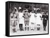 African American First Graders Learn to Brush their Teeth in School, 1910-null-Framed Stretched Canvas