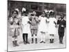 African American First Graders Learn to Brush their Teeth in School, 1910-null-Mounted Photo