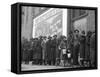 African American Flood Victims Lined Up to Get Food and Clothing From Red Cross Relief Station-Margaret Bourke-White-Framed Stretched Canvas