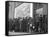 African American Flood Victims Lined Up to Get Food and Clothing From Red Cross Relief Station-Margaret Bourke-White-Framed Stretched Canvas