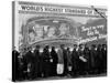 African American Flood Victims Lined Up to Get Food and Clothing From Red Cross Relief Station-Margaret Bourke-White-Stretched Canvas