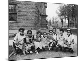 African American Girls Posing on the South Side of Chicago-Gordon Coster-Mounted Photographic Print