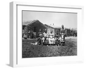 African American Homesteaders, 1887-Solomon D. Butcher-Framed Photographic Print