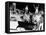 African American Jeer Police During the 1965 Watts Riots-null-Framed Stretched Canvas