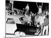 African American Jeer Police During the 1965 Watts Riots-null-Mounted Photo