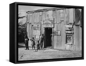 African American Juke Joint-Marion Post Wolcott-Framed Stretched Canvas