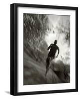 African American Male on a Training Run, New York, New York, USA-Chris Trotman-Framed Photographic Print