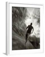 African American Male on a Training Run, New York, New York, USA-Chris Trotman-Framed Photographic Print