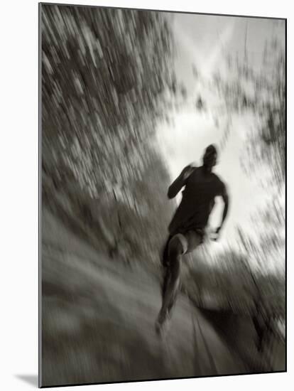 African American Male on a Training Run, New York, New York, USA-Chris Trotman-Mounted Photographic Print