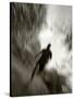 African American Male on a Training Run-Chris Trotman-Stretched Canvas