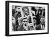 African American Men at a Demonstration Supporting Patrice Lumumba, Jan, 17, 1961-null-Framed Photo