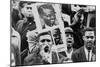 African American Men at a Demonstration Supporting Patrice Lumumba, Jan, 17, 1961-null-Mounted Photo