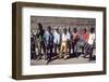 African American Men in Chicago Street Gang Devils Disciples, Chicago, IL, 1968-Declan Haun-Framed Photographic Print