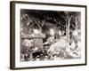 African American Men Working in a Cotton Gin at Dahomey, Mississippi, in 1898-null-Framed Photo