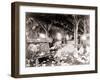 African American Men Working in a Cotton Gin at Dahomey, Mississippi, in 1898-null-Framed Photo