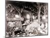 African American Men Working in a Cotton Gin at Dahomey, Mississippi, in 1898-null-Mounted Photo