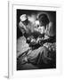 African American Midwife Maude Callen Delivering a Baby-W^ Eugene Smith-Framed Photographic Print