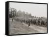 African American Military Police Guard German Pow's in France-null-Framed Stretched Canvas