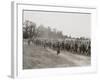 African American Military Police Guard German Pow's in France-null-Framed Photo