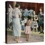 African American Ondria Thornton Window Shopping W. Her Granddaughter Ondria Tanner-null-Stretched Canvas