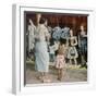 African American Ondria Thornton Window Shopping W. Her Granddaughter Ondria Tanner-null-Framed Photographic Print