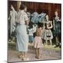 African American Ondria Thornton Window Shopping W. Her Granddaughter Ondria Tanner-null-Mounted Photographic Print