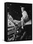 African American 'Rosie the Riviter' at Lockheed Aircraft Corp-null-Framed Stretched Canvas