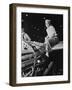 African American 'Rosie the Riviter' at Lockheed Aircraft Corp-null-Framed Photo