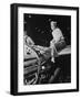 African American 'Rosie the Riviter' at Lockheed Aircraft Corp-null-Framed Photo