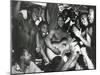 African American Sailors Aboard the U.S.S. Ticonderoga Celebrate the News of Japan's Surrender-null-Mounted Photo