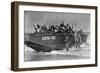 African American Sailors Training for Amphibious Landings at Near Norfolk-null-Framed Photo