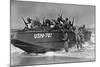 African American Sailors Training for Amphibious Landings at Near Norfolk-null-Mounted Photo