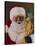 African American Saint Nick Arrives-Walt Johnson-Stretched Canvas