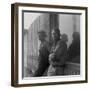 African American seasonal cotton workers hoping to be hired for a day, 1938-Dorothea Lange-Framed Photographic Print