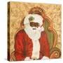 African American Sitting Santa-Patricia Pinto-Stretched Canvas