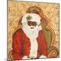 African American Sitting Santa-Patricia Pinto-Mounted Art Print