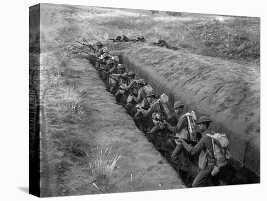 African American Soldiers Training at Fort Huachuca-null-Stretched Canvas