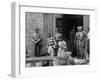 African American Students Being Escorted at School by Federal Troops-null-Framed Photographic Print