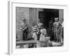 African American Students Being Escorted at School by Federal Troops-null-Framed Photographic Print