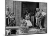 African American Students Being Escorted at School by Federal Troops-null-Mounted Photographic Print