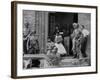 African American Students Being Escorted at School by Federal Troops-null-Framed Photographic Print