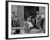 African American Students Being Escorted at School by Federal Troops-null-Framed Photographic Print