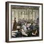 African-American Students in the Assembly-Room at the Hampton Institute in Virginia, 1870s-null-Framed Giclee Print