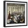 African-American Students in the Assembly-Room at the Hampton Institute in Virginia, 1870s-null-Framed Giclee Print