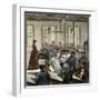 African-American Students in the Assembly-Room at the Hampton Institute in Virginia, 1870s-null-Framed Giclee Print