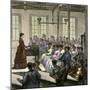 African-American Students in the Assembly-Room at the Hampton Institute in Virginia, 1870s-null-Mounted Giclee Print