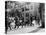 African-American Students Leaving under Military Escort, Little Rock, 1957-null-Stretched Canvas